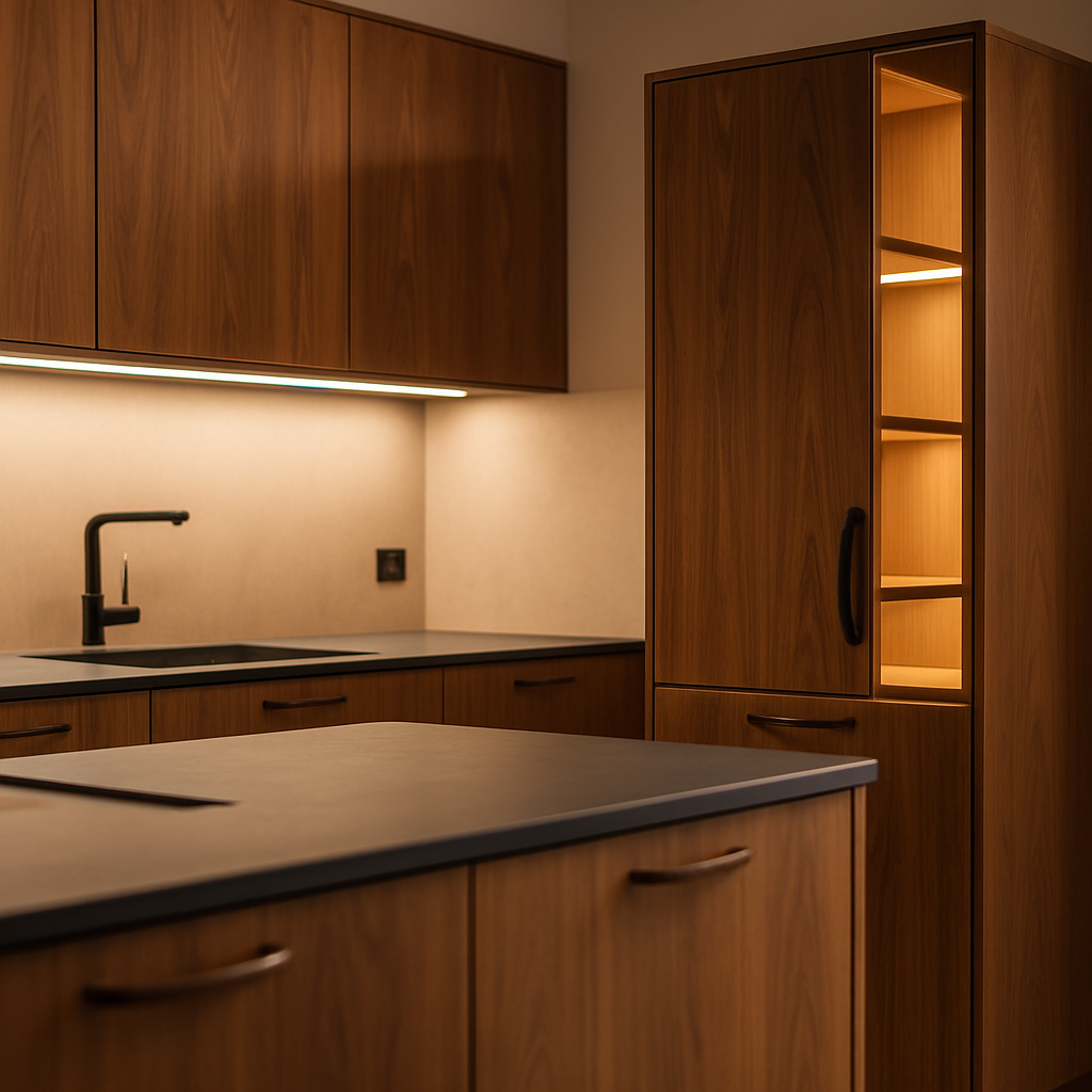 Beleuchtung integrieren: Maßgeschneiderte Möbel von Tischlerei TZ